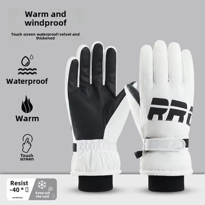 Isolierte Schneehandschuhe | Wasserdichte Thermohandschuhe | Touchscreen