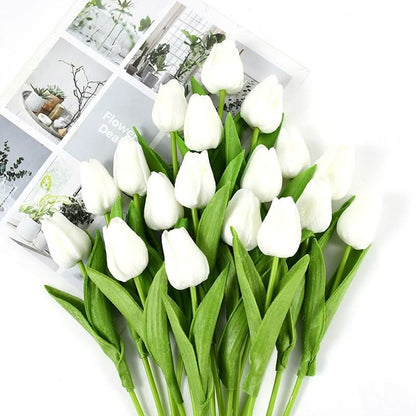 Wunderschönes künstliches Tulpen-Blumenarrangement