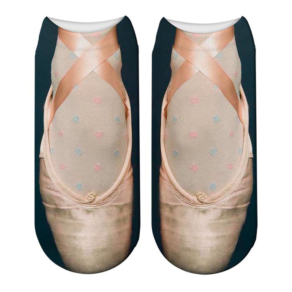 Witzige, 3D-designte Knöchelsocken