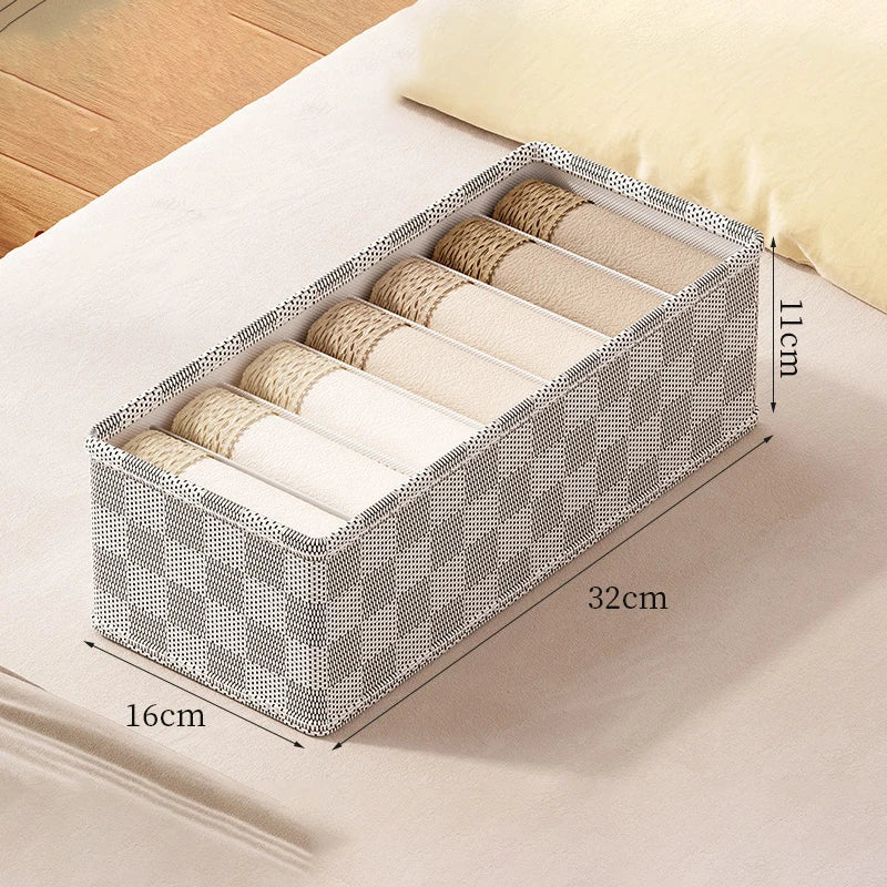 Compact Foldable Storage Box for Underwear and Socks Organizer - Halri