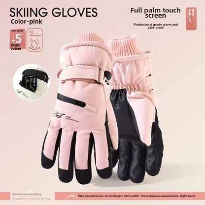 Isolierte Schneehandschuhe | Wasserdichte Thermohandschuhe | Touchscreen