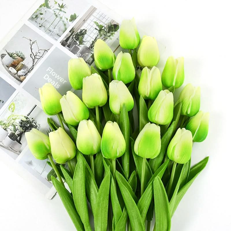 Wunderschönes künstliches Tulpen-Blumenarrangement