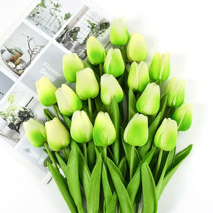 Wunderschönes künstliches Tulpen-Blumenarrangement