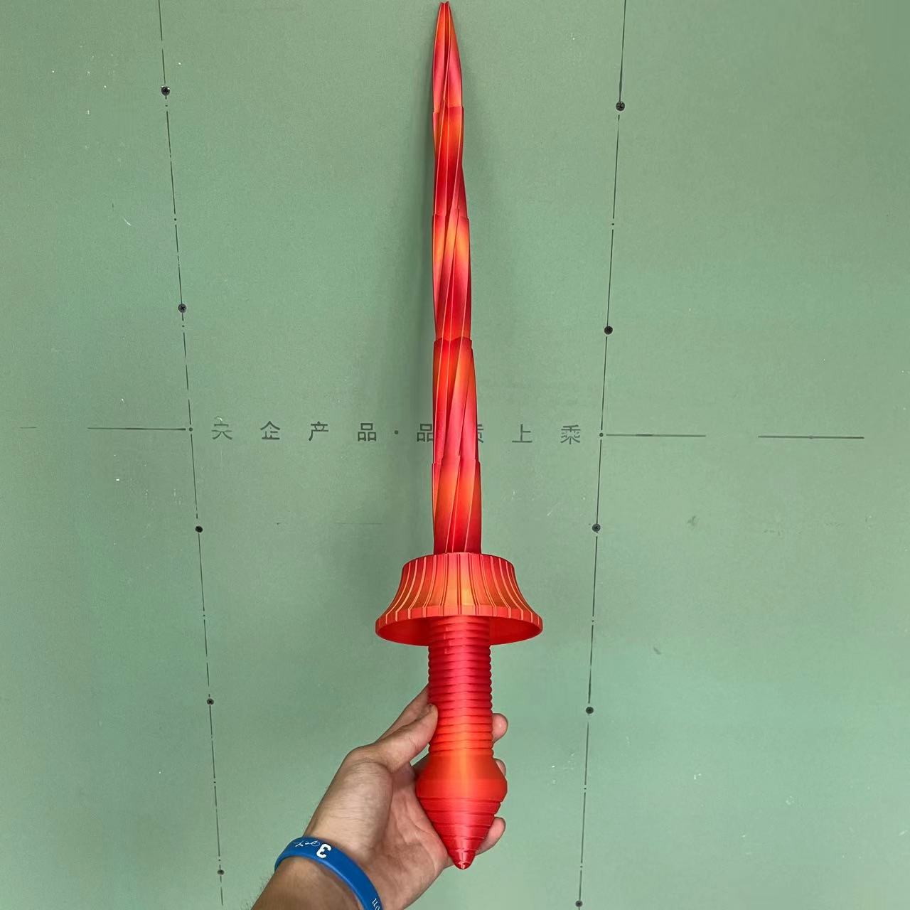 Kompaktes, 3D-gedrucktes, faltbares Minischwert