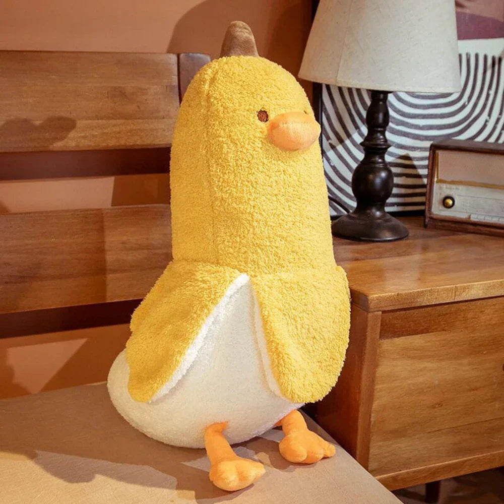 Cute Banana Duck Soft Cushion Toy - Halri