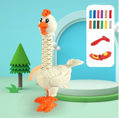 Lustiges Plüschhuhn-Haustier