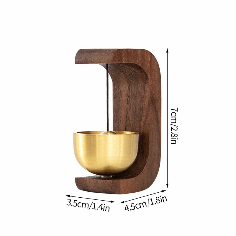 Rustic Wooden Decorative Door Bell - Halri