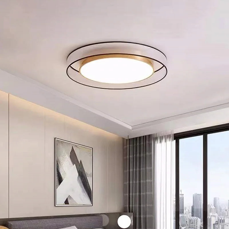 Moderner runder LED-Deckenleuchtendimmer