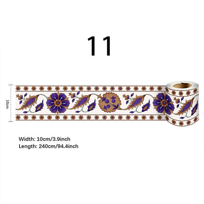 Leicht abziehbares, wasserfestes Bordüren-Wandklebeband