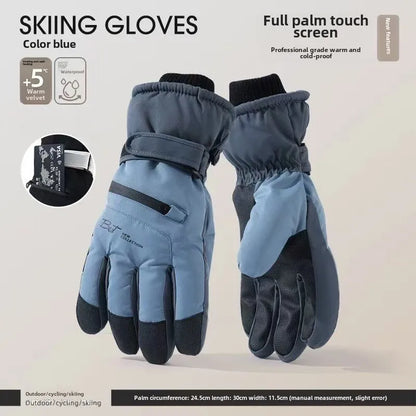 Isolierte Schneehandschuhe | Wasserdichte Thermohandschuhe | Touchscreen
