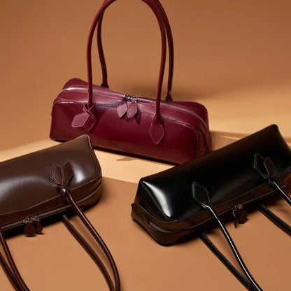 Authentic Leather Ladies Shoulder Handbag