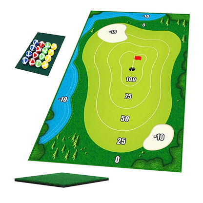 Lustige Indoor-Golf-Übungsmatte für Zuhause