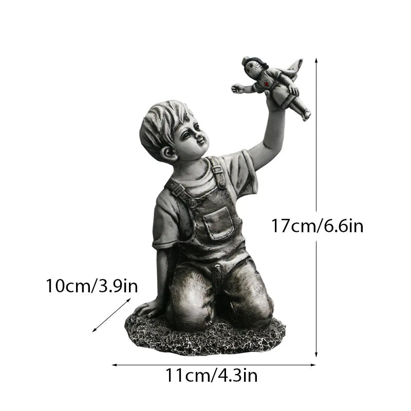 Banksy-Figuren | Pop-Art-Dekor | Moderne Wohnaccessoires