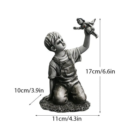 Banksy-Figuren | Pop-Art-Dekor | Moderne Wohnaccessoires