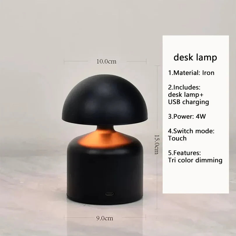 Tragbare LED-Schreibtischlampe mit Dimmer