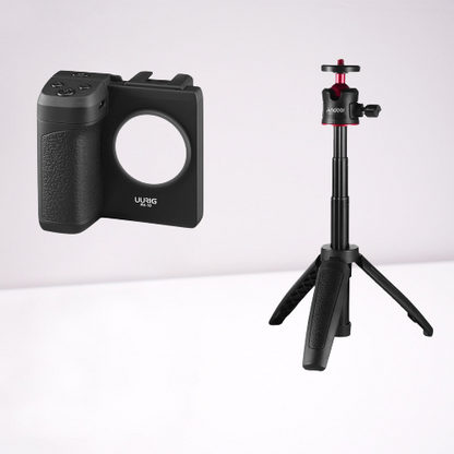 Tragbarer LED-Handygriff-Stabilisator mit Licht