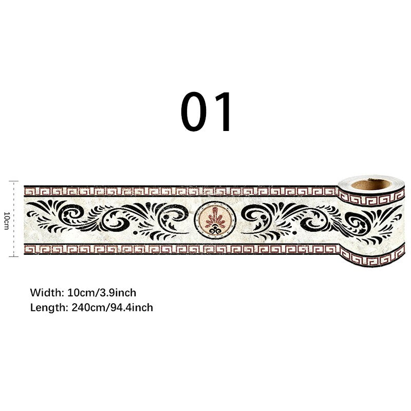 Easy Peel Waterproof Border Wall Tape - Halri
