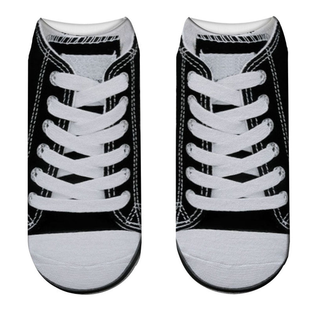 Witzige, 3D-designte Knöchelsocken
