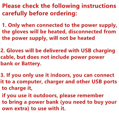 Warm Waterproof Heated Gloves for Skiing & Outdoor - Halri