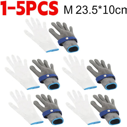 Durable Steel Mesh Safety Gloves - Halri