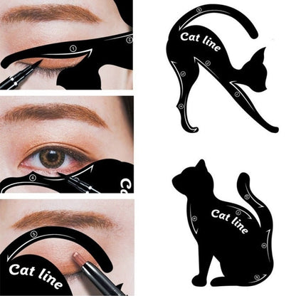 Einfacher Eyeliner-Helfer-Aufkleber