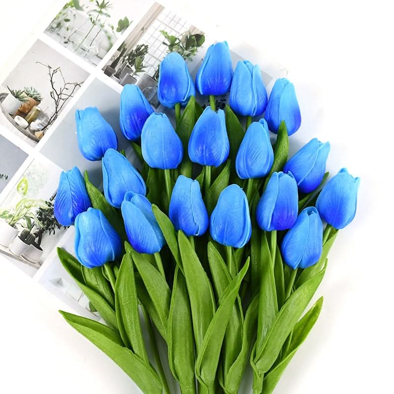 Wunderschönes künstliches Tulpen-Blumenarrangement