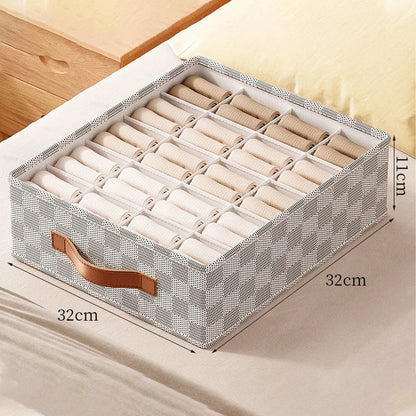 Kompakte, faltbare Aufbewahrungsbox für Unterwäsche und Socken