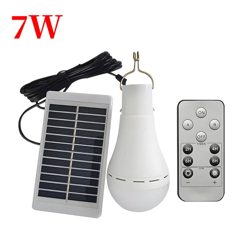 Wiederaufladbare, solarbetriebene Campinglampe