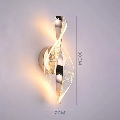 Stilvolle LED-Wandleuchte mit Farbwechsellicht