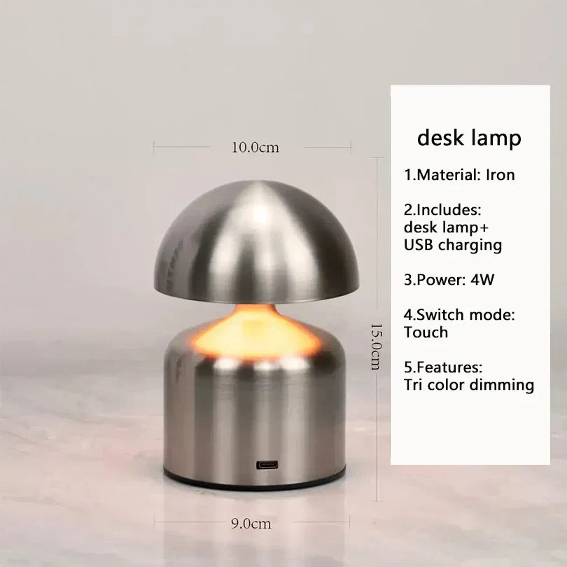 Tragbare LED-Schreibtischlampe mit Dimmer