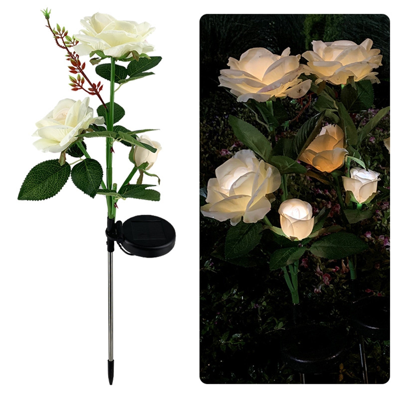 Outdoor LED Garden Rose Lamp - Halri