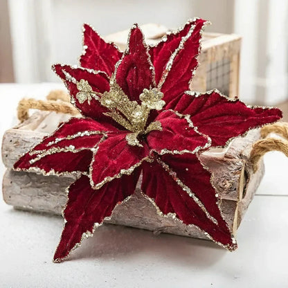 Festliche Weihnachtsblumenornamente