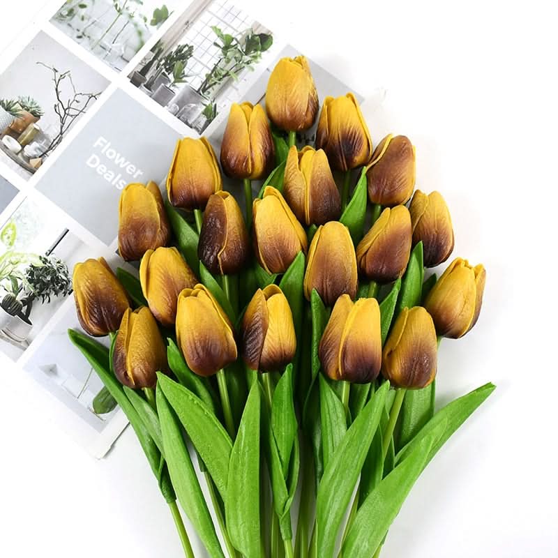 Wunderschönes künstliches Tulpen-Blumenarrangement