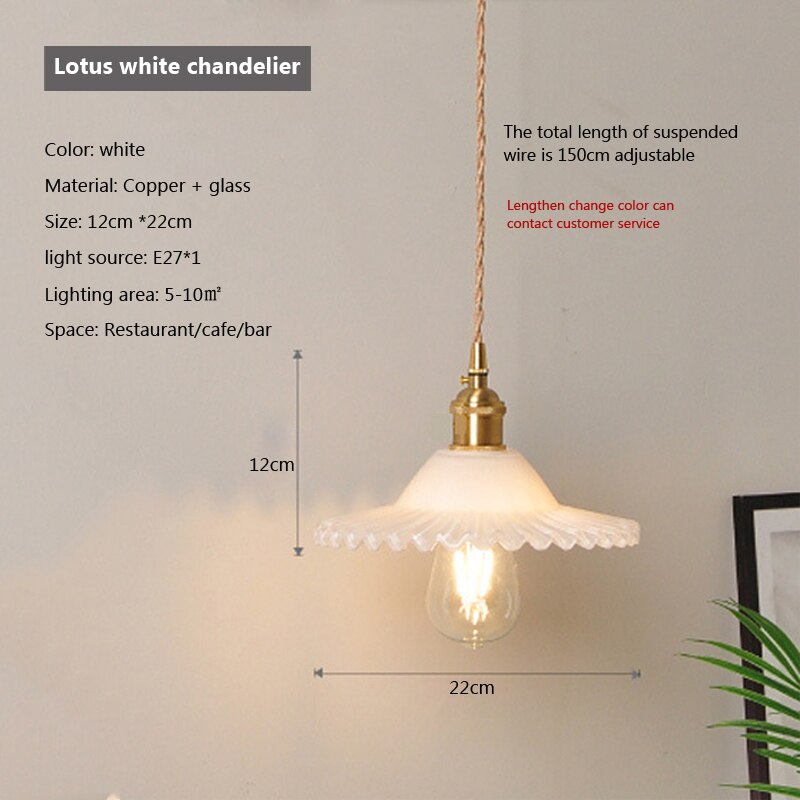 Pendelleuchte aus Klarglas