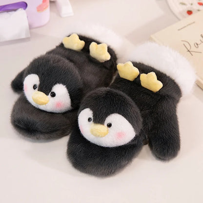 Kuschelige und lustige Tierhandschuhe für Kinder