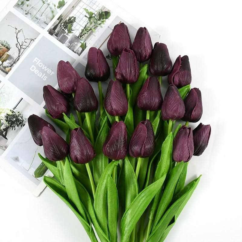 Wunderschönes künstliches Tulpen-Blumenarrangement