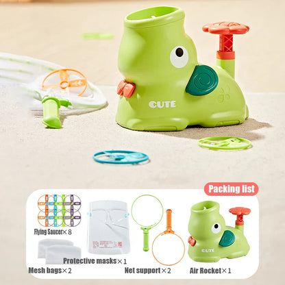 Fun Flying Disc Blaster Toy Set - Halri