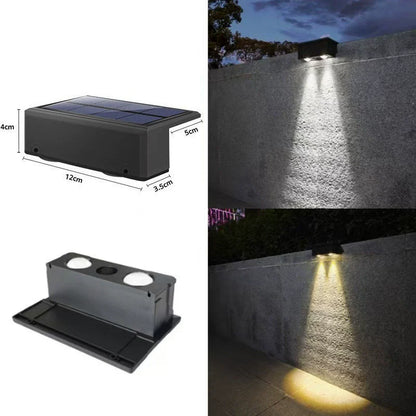 Solarbetriebener LED-Flutlicht für den Außenbereich