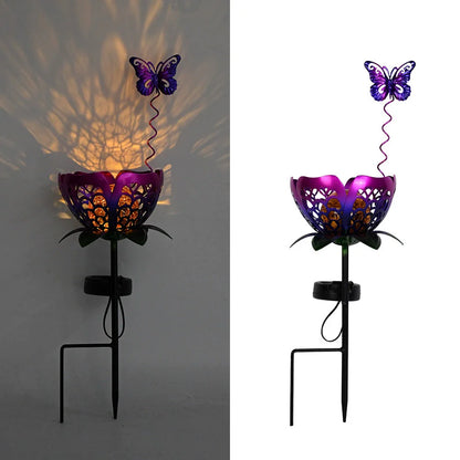 Helle Solar-Gartenleuchte, elegante Glaskugelleuchte, langlebige Gartenwegleuchte