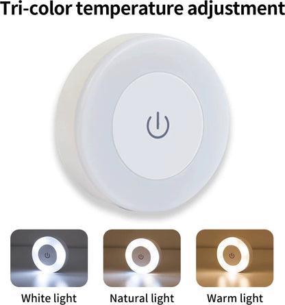 Automatische, dimmbare LED-Nachttischlampe 