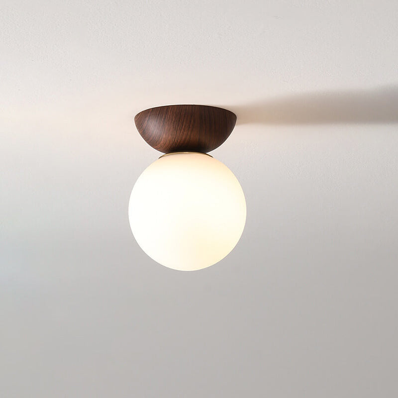 Asiatisch inspirierte LED-Deckenleuchte