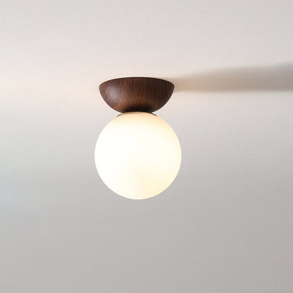 Asiatisch inspirierte LED-Deckenleuchte