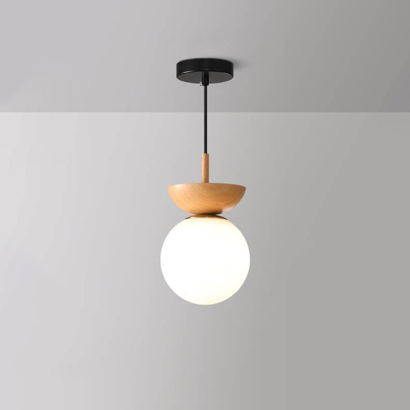 Asiatisch inspirierte LED-Deckenleuchte