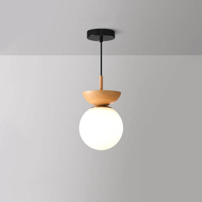 Asiatisch inspirierte LED-Deckenleuchte
