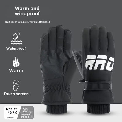 Isolierte Schneehandschuhe | Wasserdichte Thermohandschuhe | Touchscreen