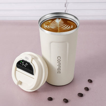 Intelligenter Kaffeebecher mit LED-Temperaturregelung 