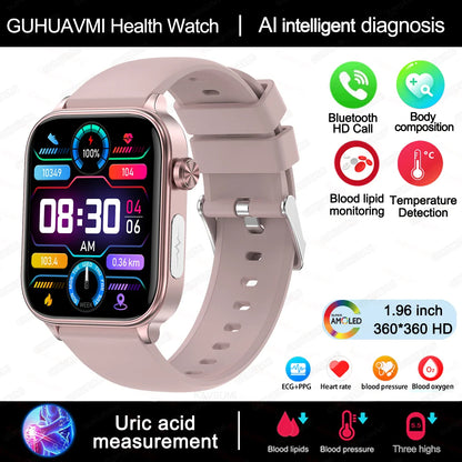 Stylish Fitness Watch with HD Screen – Pulse Monitor