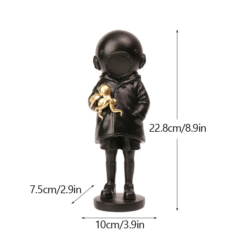 Banksy-Figuren | Pop-Art-Dekor | Moderne Wohnaccessoires