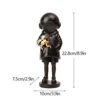 Banksy-Figuren | Pop-Art-Dekor | Moderne Wohnaccessoires