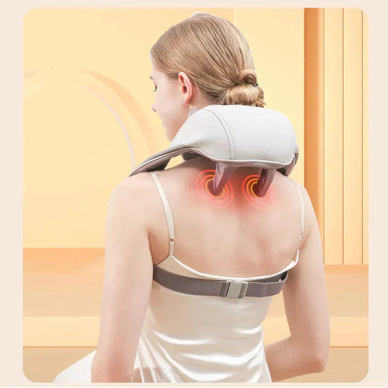 Heated Massage Pillow for Neck and Shoulders Relief